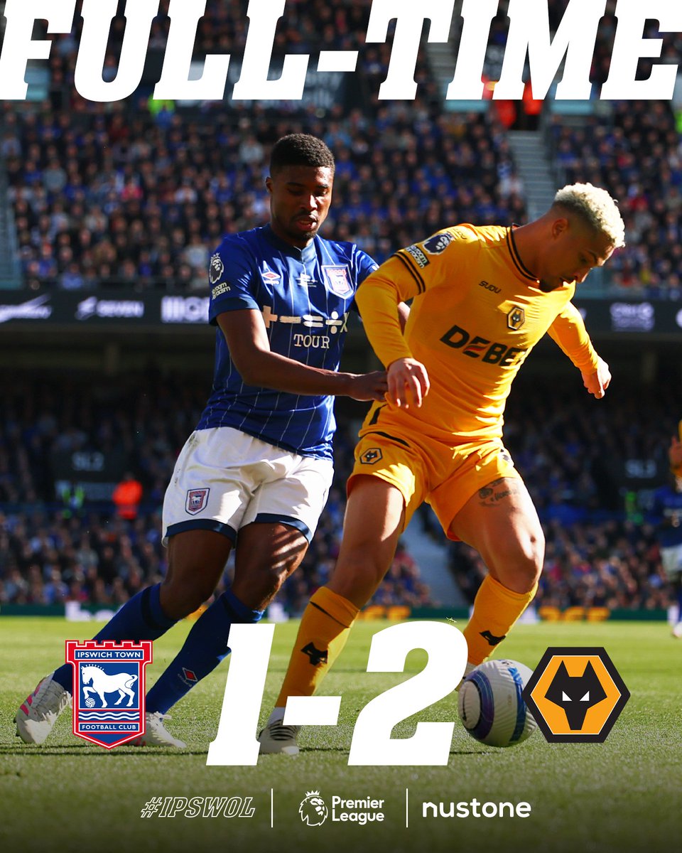 IpswichTown's tweet photo. It ends in defeat.

#IPSWOL | @Nustone_UK https://t.co/CxV7sHeiOC