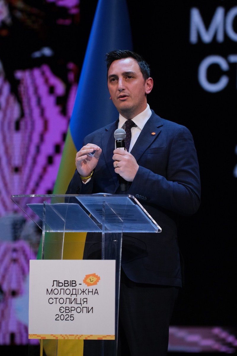 Glenn Micallef (@glennmicallef) on Twitter photo 🌟 Lviv is the European Youth Capital 2025 🌟
A city of resilience, spirit & unstoppable youth energy 🇺🇦
Grateful to Mayor <a href="/AndriySadovyi/">Андрій Садовий</a> & Minister Matviy Bidnyi for the warm welcome this week.
Lviv shows that even in adversity, hope & creativity flourish.
The future of 🌟 Lviv is the European Youth Capital 2025 🌟
A city of resilience, spirit & unstoppable youth energy 🇺🇦
Grateful to Mayor <a href="/AndriySadovyi/">Андрій Садовий</a> & Minister Matviy Bidnyi for the warm welcome this week.
Lviv shows that even in adversity, hope & creativity flourish.
The future of