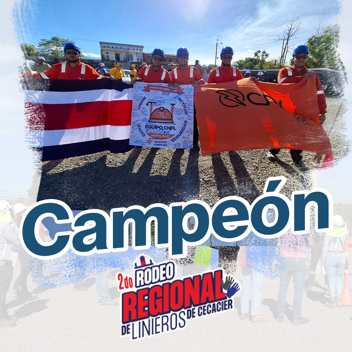 ¡La CNFL se corona campeona del II Rodeo Regional de Linieros <a href="/CECACIER/">CECACIER</a>! 🏆⚡🧡 

#Excelencia #Liderazgo #Innovacion #CECACIER #SomosCNFL