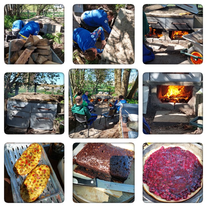 #roverscouts opkomst eten klaar maken in de #grondovens