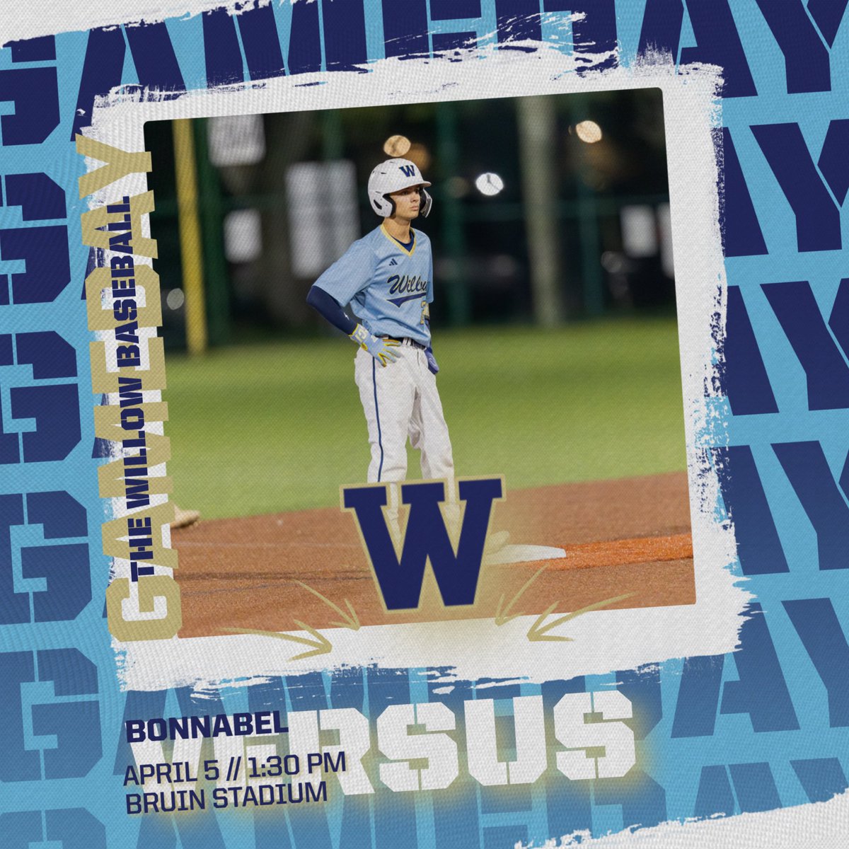 Show up, show out‼️
⚾️- GEAUX DAY
🆚- Bonnabel
📅- 4/5/2025
📍- Bruin Stadium
⏰- 1:30 PM
#TRUST  #DAWG