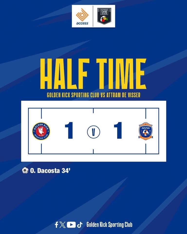 Half time 
GKSC 1 - 1 Attram…