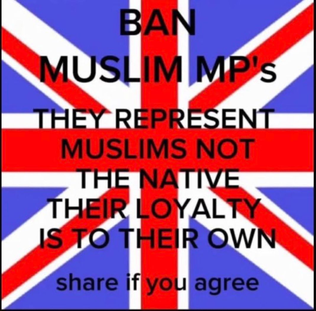 AshleaSimonBF's tweet image. No foreigner should hold positions of power in the UK.
They will always be loyal to their own people and their own interests first.
Only native Brits should hold positions of power.
Do you agree?👇