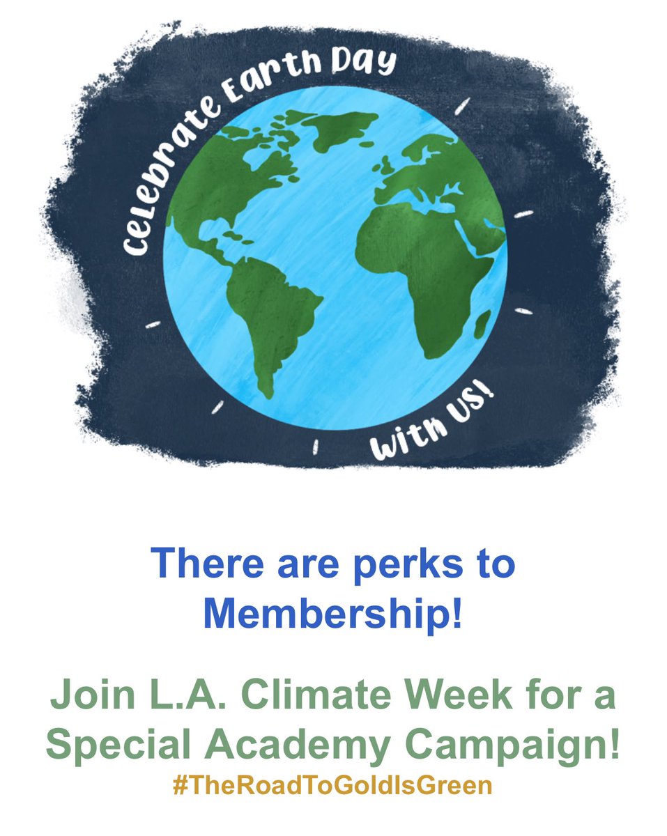 Members, check your inbox for a special invite to celebrate Earth Month with LA Climate Week 🌎✨👠
Show your love for Earth with Academy Environmental  Ambassador #ClementinaMartínezMasarweh ⚡️

You don’t have to be in LA to participate! 💛 Check your email for details 👍✨