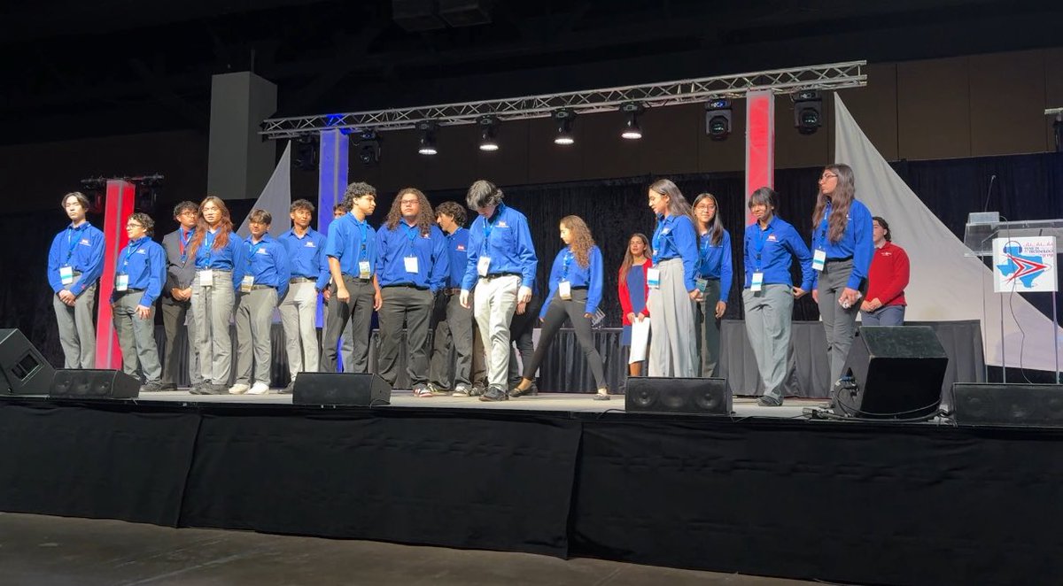 Brian Flores (@mrbflores_) on Twitter photo Joining the TOP 5 <a href="/VEXRobotics/">VEX Robotics</a> teams in TX TSA—<a href="/JMHanksRobotics/">JM Hanks Robotics</a>! Our students took the stage today, starting a legacy of innovation and excellence. Be part of a leading team, REGISTER TODAY <a href="/JMHanksHigh/">J.M. Hanks High School</a>!
<a href="/HanksGutierrez/">Danny Gutierrez</a> <a href="/bre_terrazas/">Brenda Terrazas</a> <a href="/YsletaISDCTE/">Ysleta ISD CTE</a> <a href="/hmartinez5yisd/">Hugo Martinez</a> Joining the TOP 5 <a href="/VEXRobotics/">VEX Robotics</a> teams in TX TSA—<a href="/JMHanksRobotics/">JM Hanks Robotics</a>! Our students took the stage today, starting a legacy of innovation and excellence. Be part of a leading team, REGISTER TODAY <a href="/JMHanksHigh/">J.M. Hanks High School</a>!
<a href="/HanksGutierrez/">Danny Gutierrez</a> <a href="/bre_terrazas/">Brenda Terrazas</a> <a href="/YsletaISDCTE/">Ysleta ISD CTE</a> <a href="/hmartinez5yisd/">Hugo Martinez</a>
