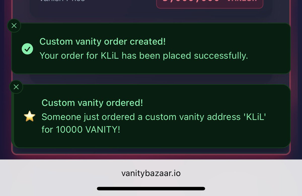 RealKhalilU's tweet photo. Dude 😂😭 this is awesome! 

You can now make your own custom crypto wallet addresses!!! 

Guk Tech!!! 

https://t.co/h7LNY6RhGd

$VNTY 

9Zp9zE5hUioEdDfphRQfCwHWDAbqYM2YECvF8iSapump https://t.co/9dZPYJjWRD