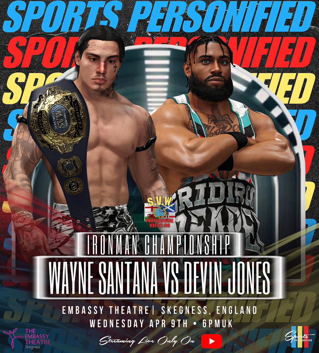 SVegasWrestling's tweet photo. The first 4 matches for @SVegasWrestling (WWE 2K24) Episode 49 live streaming Wednesday at 6PM UK time on the Skeg Vegas Wrestling YouTube channel https://t.co/xNS5sbuxesโฆ #likeforlikes #like #likeforlikeback #likesforlike #likeforfollow #liketime #wwe2k24 https://t.co/On2X71WzDU
