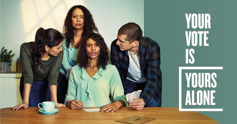 Your postal vote belongs to you, not to anyone who intimidates you, pretends to be you, or tries to bribe you. 

Got information that could help stop electoral fraud? Tell our charity what you know - you stay 100% anonymous. Always. bit.ly/YourVoteIsYour… #Elections2025