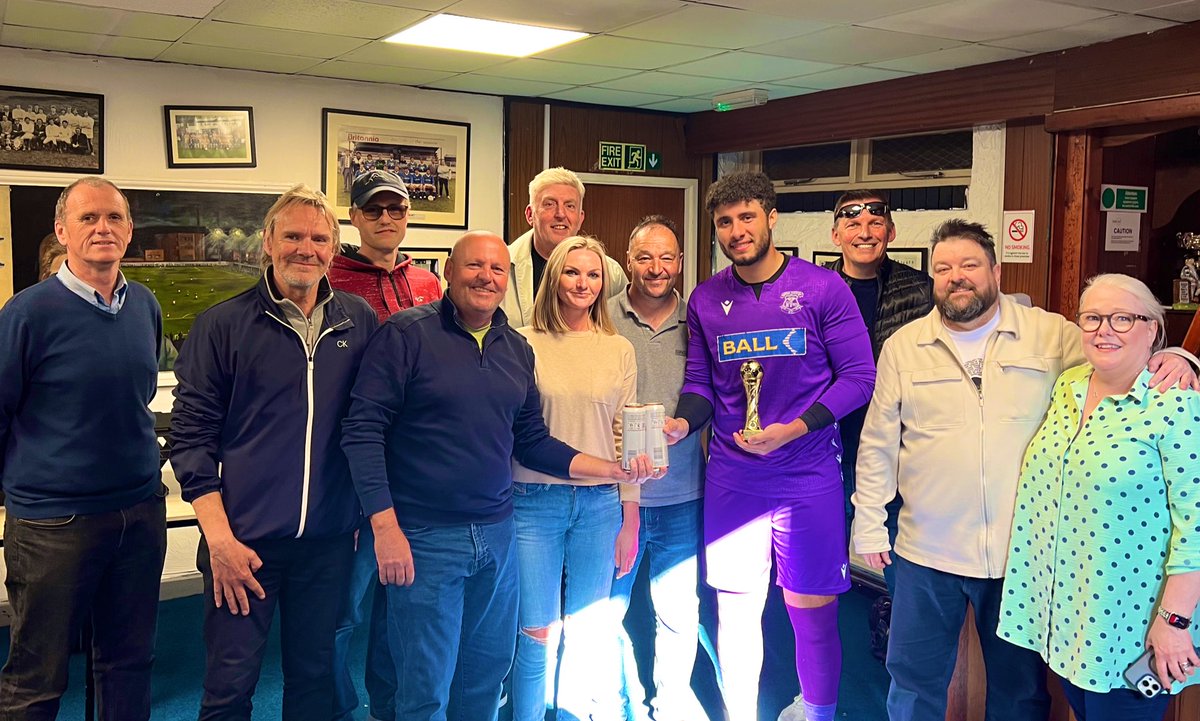 Thanks to our sponsors today the Hotel Rudyard - their man of the match the big stopper Xander Parke with some fantastic saves in the game

Thanks to Jim and his group for your continued support