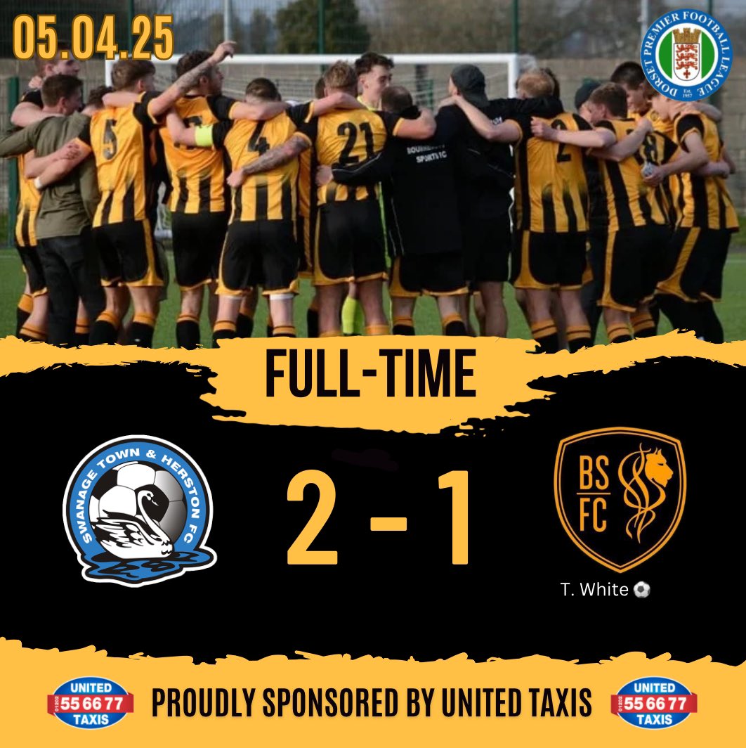 Bournemouth Sports FC (@bmouthsportsfc) on Twitter photo Not our day today as we lose to <a href="/SwanageFC/">Swanage Town & Herston FC</a> in the supplementary league cup.
<a href="/DPL_official/">Dorset Premier Football League</a> <a href="/Dorsetechosport/">Dorset Echo Sport</a> <a href="/DorsetFootball/">Dorset Football</a> <a href="/swsportsnews/">South West Sports News</a> <a href="/BmthEchoSport/">Bournemouth Echo Sport</a>
BSFC sponsored by <a href="/UnitedTaxis/">United Taxis</a> π Not our day today as we lose to <a href="/SwanageFC/">Swanage Town & Herston FC</a> in the supplementary league cup.
<a href="/DPL_official/">Dorset Premier Football League</a> <a href="/Dorsetechosport/">Dorset Echo Sport</a> <a href="/DorsetFootball/">Dorset Football</a> <a href="/swsportsnews/">South West Sports News</a> <a href="/BmthEchoSport/">Bournemouth Echo Sport</a>
BSFC sponsored by <a href="/UnitedTaxis/">United Taxis</a> π
