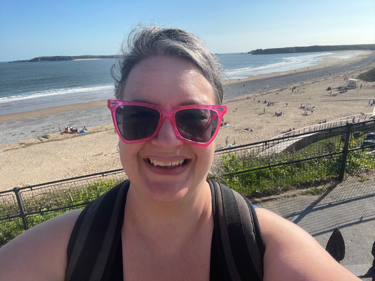 Demeternoth's tweet image. Tenby is fucking beautiful ☀️🏝️👙