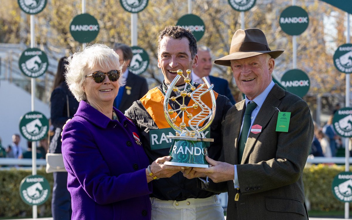 NICK ROCKETT wins the 2025 Randox Grand National 🏆 Congratulations to jockey Patrick Mullins and trainer Willie Mullins