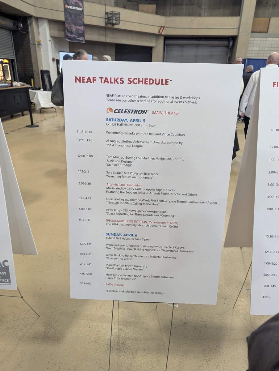 NEAF is an all day activity