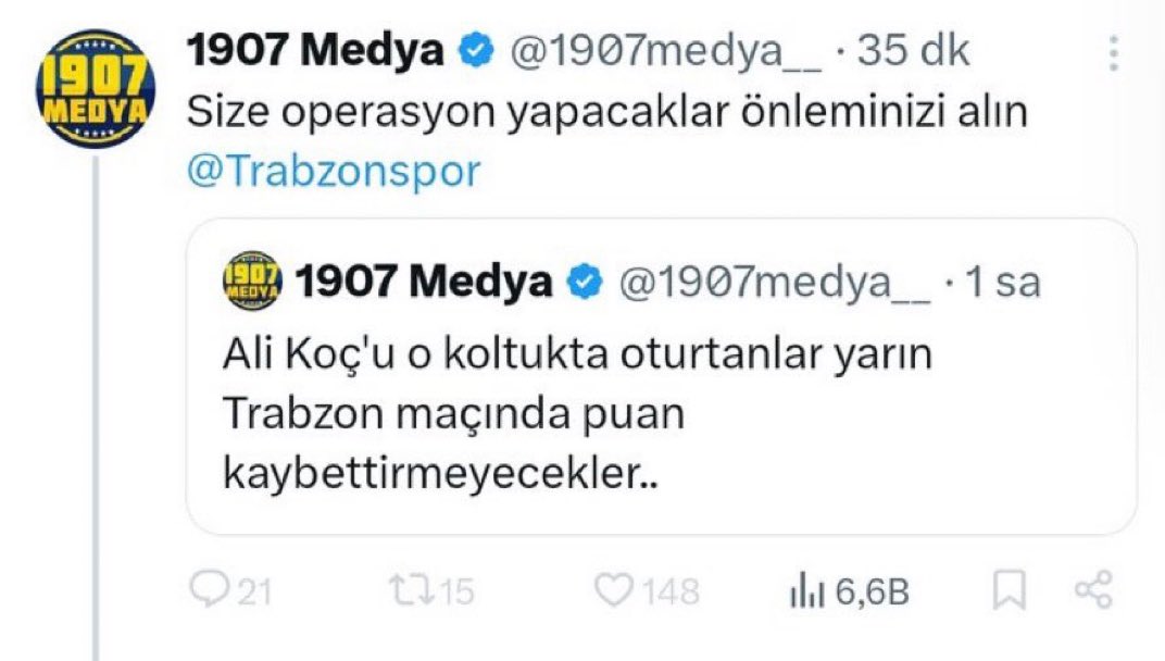 Hala bunu “FENERBAHÇE Li” diye takip edenler var 🤦‍♂️