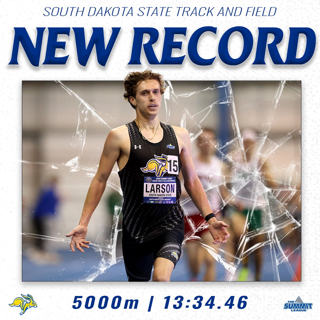 CODY. LARSON.

Season debut with a program record. Unreal. 

#GoJacks🐰