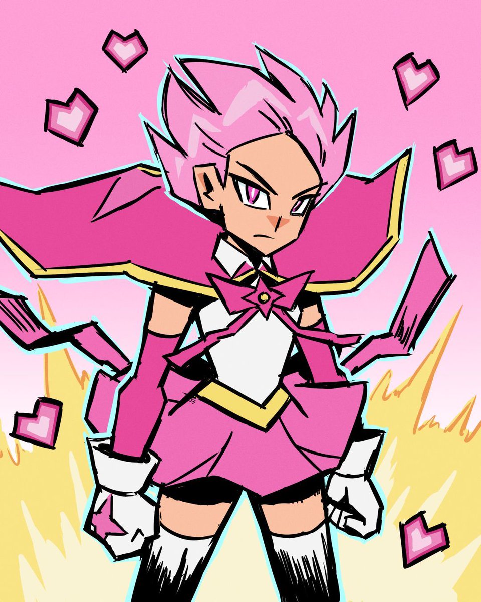 Magical Pink powers up to face off against evil! 🔥 

As we head into the final week of our campaign, we want to say how much your support means to us. No matter what happens, we love you all! 💖 

Help Part-Time Hero become a reality!
✨// buff.ly/KnqeBGu