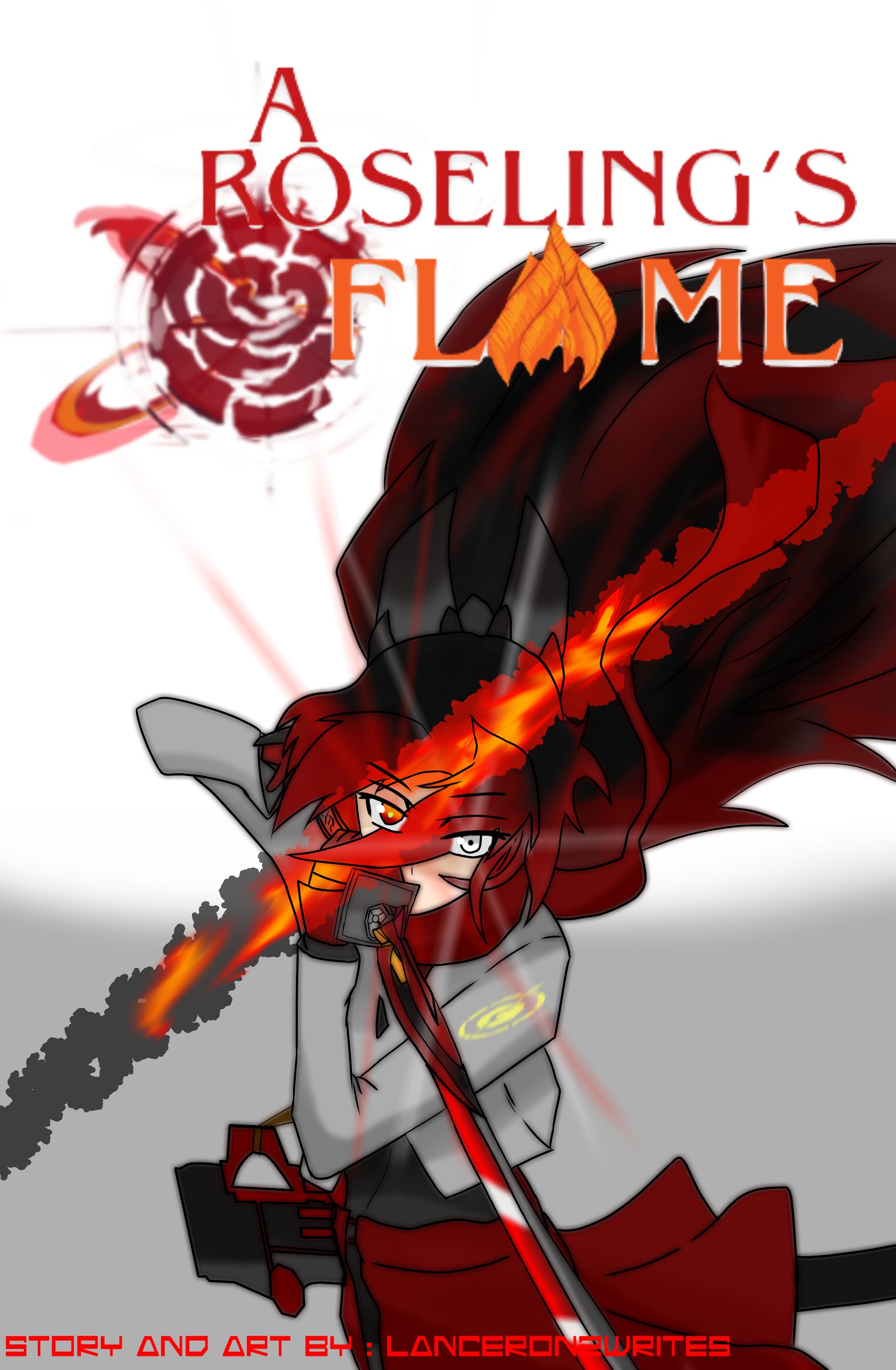 A Roseling's Flame Cover by @lanceron2writes