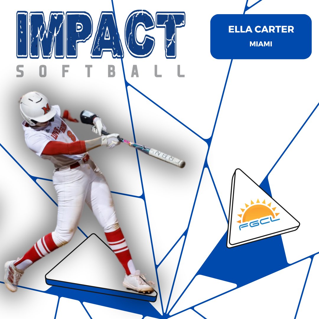 Florida Gulf Coast League (@fgclsoftball) on Twitter photo Welcome to the 2025 Manatee Impact <a href="/ellacarter2022/">Ella Carter</a> from <a href="/MiamiOH_SB/">Miami Softball</a> coming BACK to the FGCL battle at the beaches 🏖️ this summer for the IMPACT‼️ 🌀🔥
🗓️6/11-7/12
📍Bradenton/Sarasota, FLA
Players Register:⬇️
AmericanCollegiateLeague.com
#fastpitchunited #playball Welcome to the 2025 Manatee Impact <a href="/ellacarter2022/">Ella Carter</a> from <a href="/MiamiOH_SB/">Miami Softball</a> coming BACK to the FGCL battle at the beaches 🏖️ this summer for the IMPACT‼️ 🌀🔥
🗓️6/11-7/12
📍Bradenton/Sarasota, FLA
Players Register:⬇️
AmericanCollegiateLeague.com
#fastpitchunited #playball