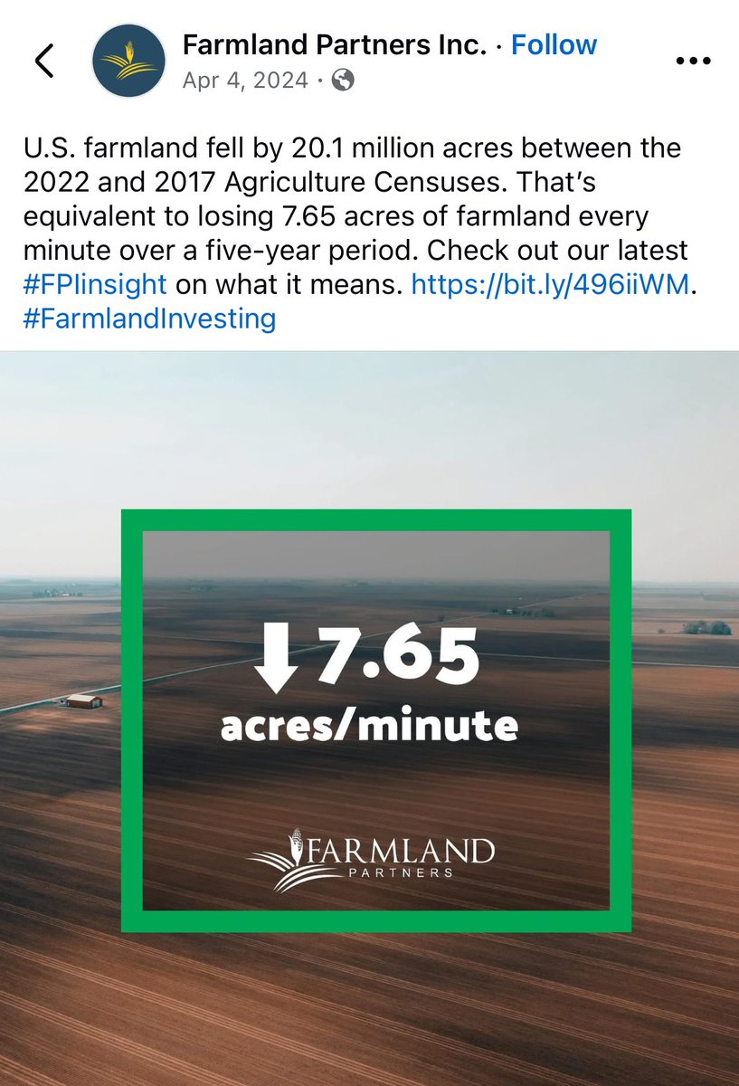 speerman42's tweet photo. So assuming this is accurate information. How come the usda hasn’t taken these acres out of the annual crop forecast. Something doesn’t math here. https://t.co/NCPtpxYIDR