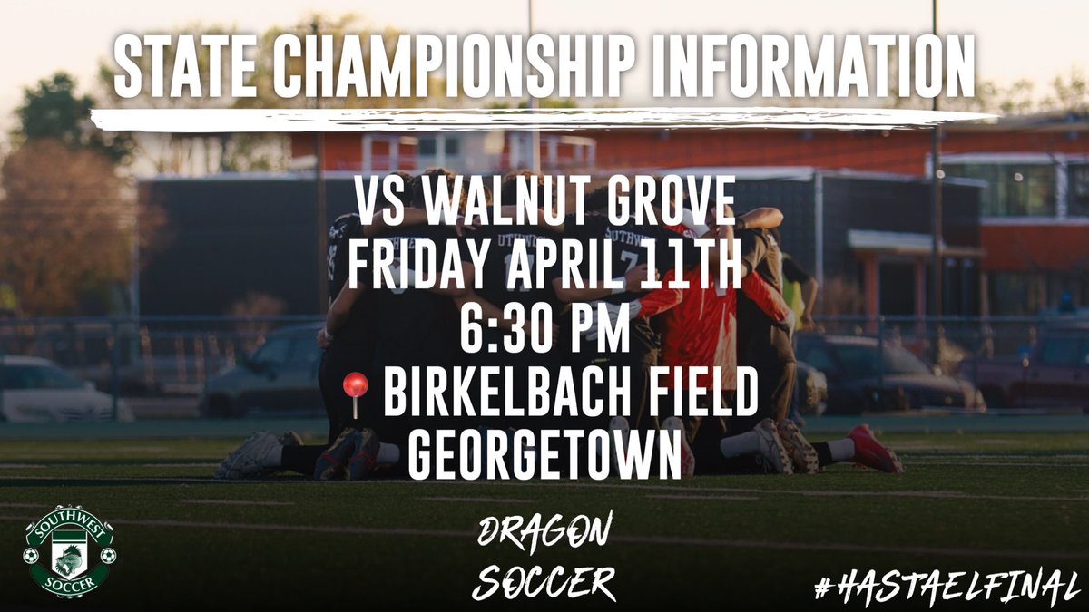 SW Community we need to sell out Georgetown! See you there!!
