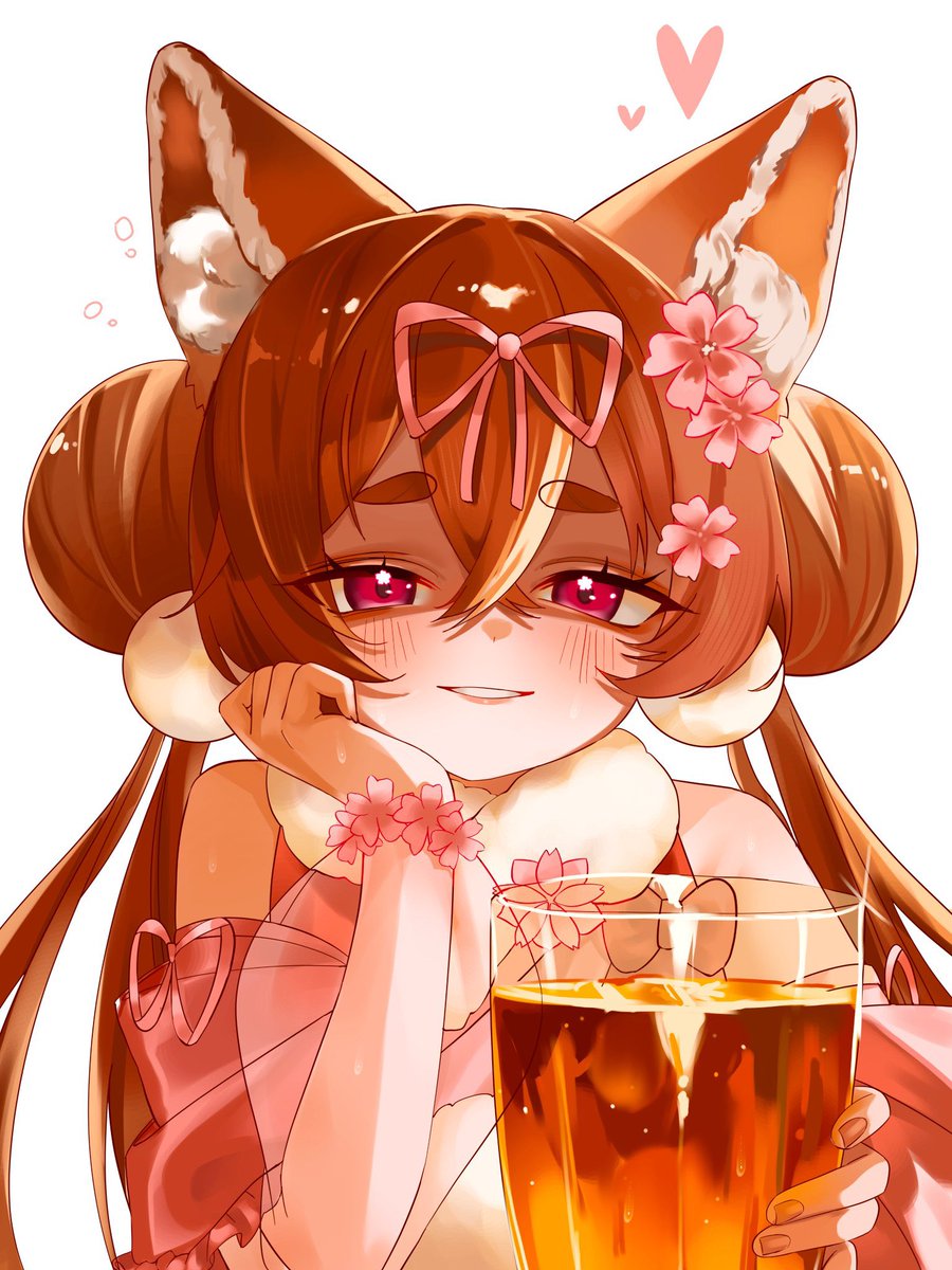 PandawaVT's tweet image. 「  You bet I can’t finish the whole drink? What do I win if I do? 🍺🌸  」

🎨 #emirisu41 | #pandawaart