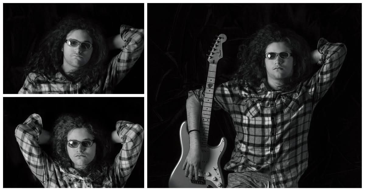 CRMerchent's tweet photo. On the anniversary of the death of Kurt Cobain I always think of my son Asher. 
He’s having a particularly bad day. Our basement flooded where his guitars, drums, and many of his electronics were. 😔 https://t.co/jbECkvvje6