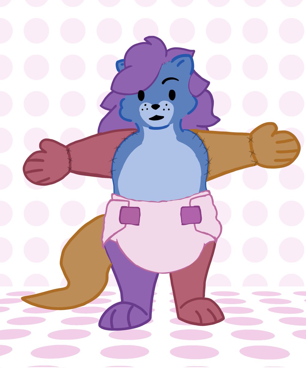 OzzyOtterPops's tweet photo. I've redesigned the boy!!! At least, I came up with an idea I really liked, curious what people think 🤔

#diaperfur #furry #abdl https://t.co/oupxkY2CCD