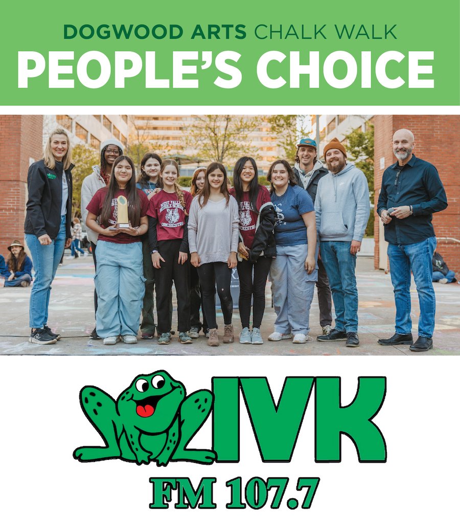 Help decide the winner of the <a href="/wivk1077/">WIVK 107.7</a> People’s Choice Award at #ChalkWalk! 🎨🐸

For just $1, you can vote for your favorite chalk masterpiece—and support Dogwood Arts at the same time 🎉 Donate to vote here → givebutter.com/chalkwalk25