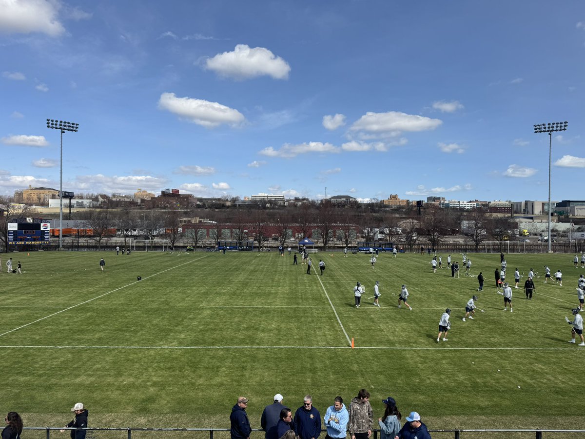 MatthewBaltzMU's tweet photo. Did someone say outdoor lacrosse? #mulax https://t.co/x5Rrk9MbPD