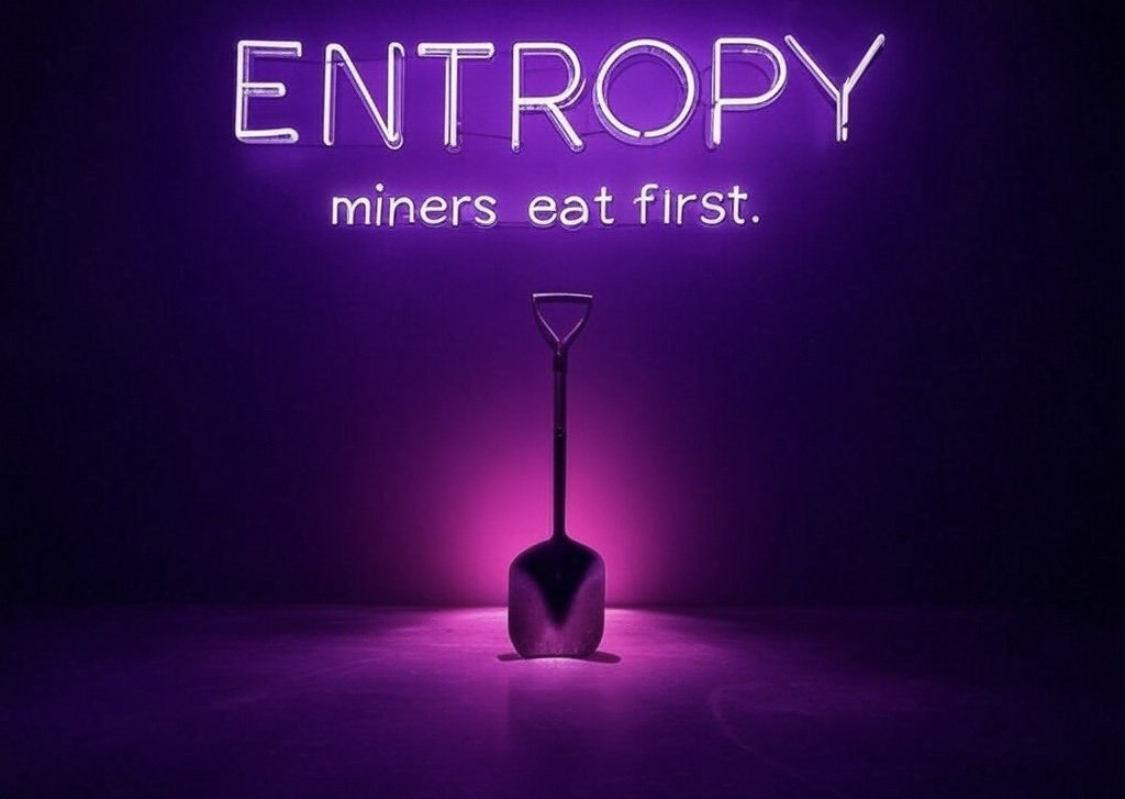 Big congrats to the new Entropy miners!🎉
Good people get recognized—and better ones mine chaos.🔥

But let’s be real… it’s still all nothing.
Glorious, beautiful, mining-powered nothing. ⚡
<a href="/justentropylol/">ENTROPY 🔮</a>
<a href="/paulgericke2/">Paul</a> <a href="/SrF0ka/">SrFoka</a> <a href="/SteffensBo94535/">Lucas Steffens</a>