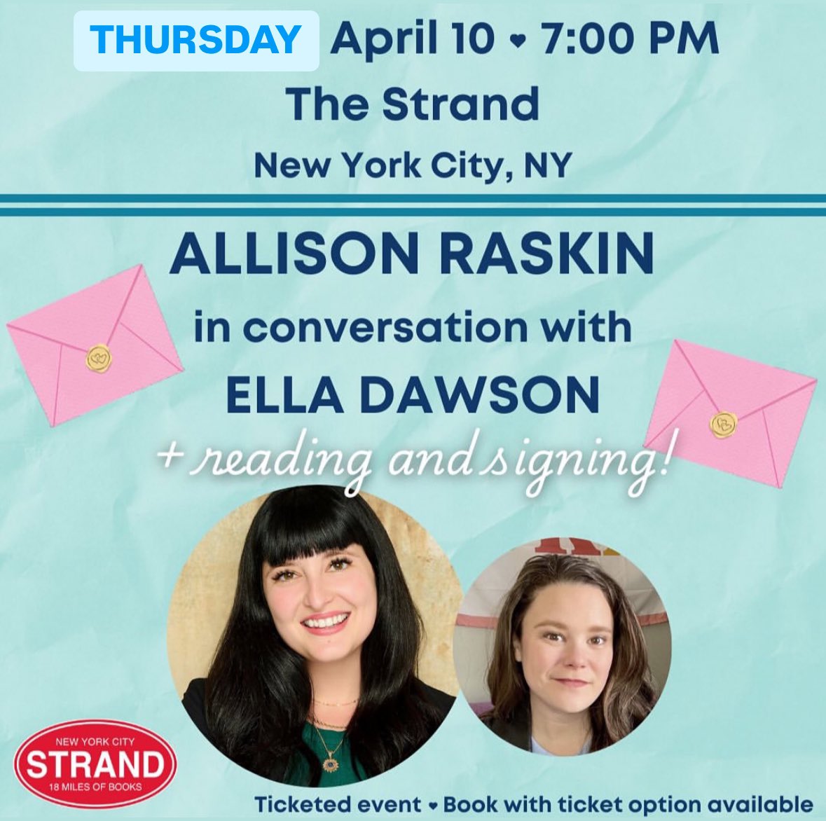 If you live in the LA or NY area,
I am having two very exciting in-person book events next week!! 

Would love to see you there! You can find out more through the links in my bio 🥳