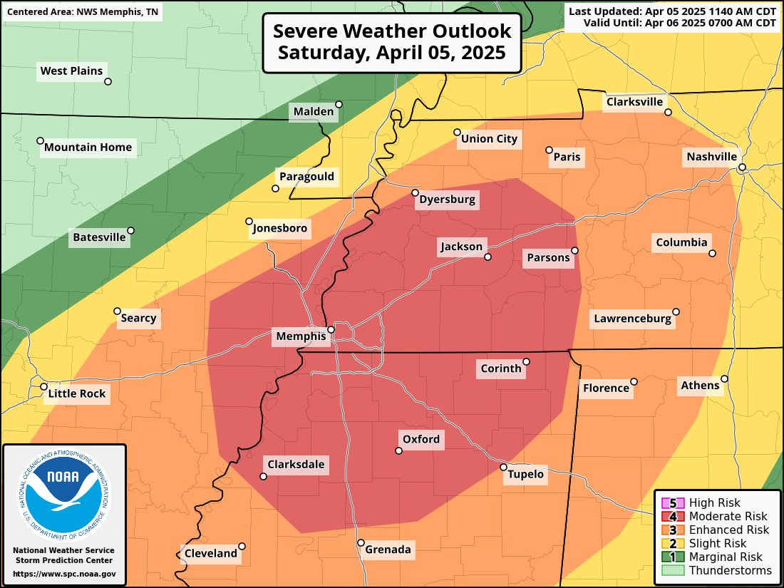 hunterhurleywx's tweet photo. Yall ever see a MDT that's literally for 1 CWA? 😭

Poor @NWSMemphis, they've had such a rough week. https://t.co/EeIRYAbTko