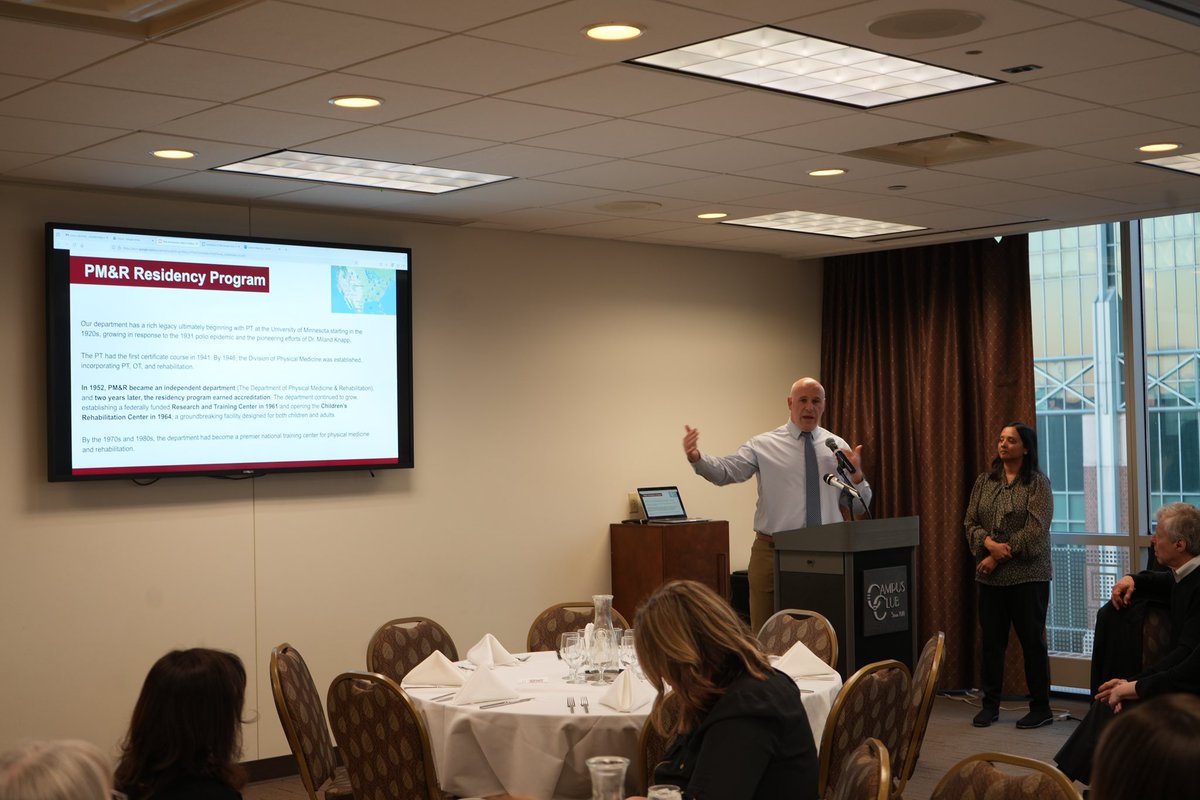 ⭐️70 years!!!⭐️

On March 27th, 2025, we kicked off the first of a series of events this year to commemorate the remarkable 70th anniversary of the University of Minnesota's Physical Medicine and Rehabilitation (PM&amp;R) Residency Program!