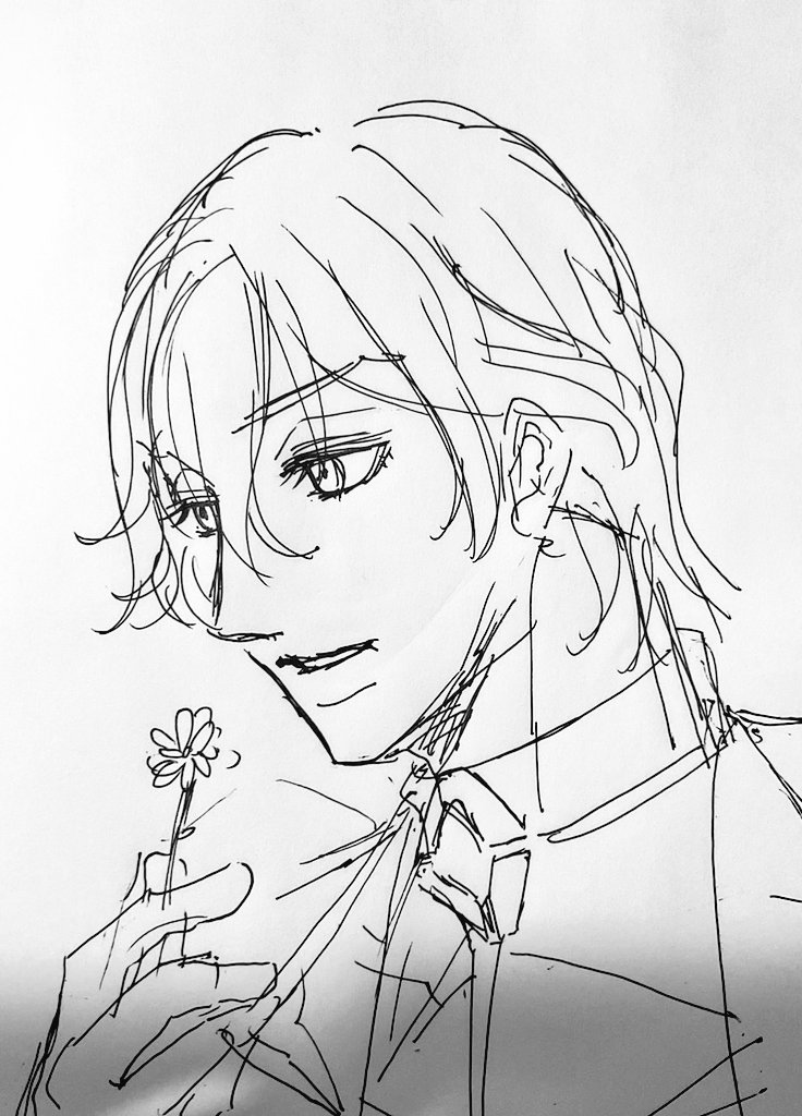 yorikokanoe's tweet photo. アナログ一発描きユゴ。
女子みたいになった…🤐
アナログ無理だ…⌘Z必須ぅぅ！！一撃で綺麗な線描けるようになりたい。 https://t.co/ps91w4j18U