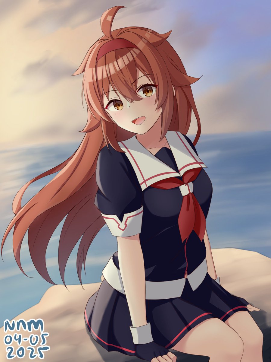 美しい夕焼け
#艦これ #白露 #白露進水日 #白露生誕祭