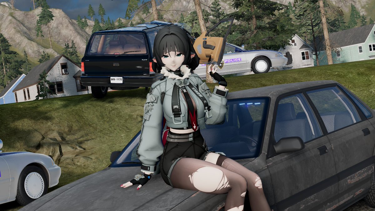 Jack10392's tweet photo. I can't believe I did it, I put a character into Beamng without Mixamo.

#BeamNG #ZenlessZoneZero #JaneDoe #Ibishupessima https://t.co/nHbUqMvDUr