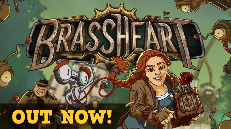 Hi :) New #indiegame from my #indiedev wings released yesterday :) Brassheart (Hexy.Studio) is an adventure poing&amp;click game in old style :) Enjoy and have a nice weekend!
⤵️⤵️⤵️
store.steampowered.com/app/1072550/Br…