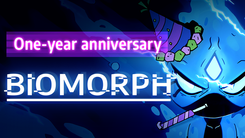 BIOMORPH marked its one-year anniversary today. 🥳To celebrate, it’s featured as today’s Steam Daily Deal at 35% off, our biggest discount ever! Grab a copy and jump in ➡️ store.steampowered.com/app/1430220/BI…