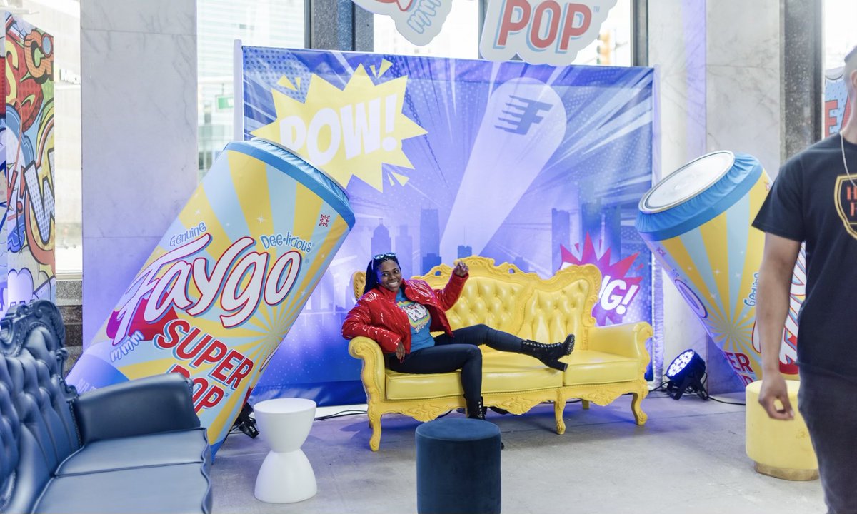 City of Detroit (@cityofdetroit) on Twitter photo Step into the #HouseofFaygo! Yesterday’s flavor drop included two new additions to the Detroit classic: #SuperPop and #BubblePop.
Catch the full experience at 1001 Woodward Ave today and tomorrow from 12–5PM!
#Faygo | <a href="/Faygo/">Faygo Beverages</a> Step into the #HouseofFaygo! Yesterday’s flavor drop included two new additions to the Detroit classic: #SuperPop and #BubblePop.
Catch the full experience at 1001 Woodward Ave today and tomorrow from 12–5PM!
#Faygo | <a href="/Faygo/">Faygo Beverages</a>