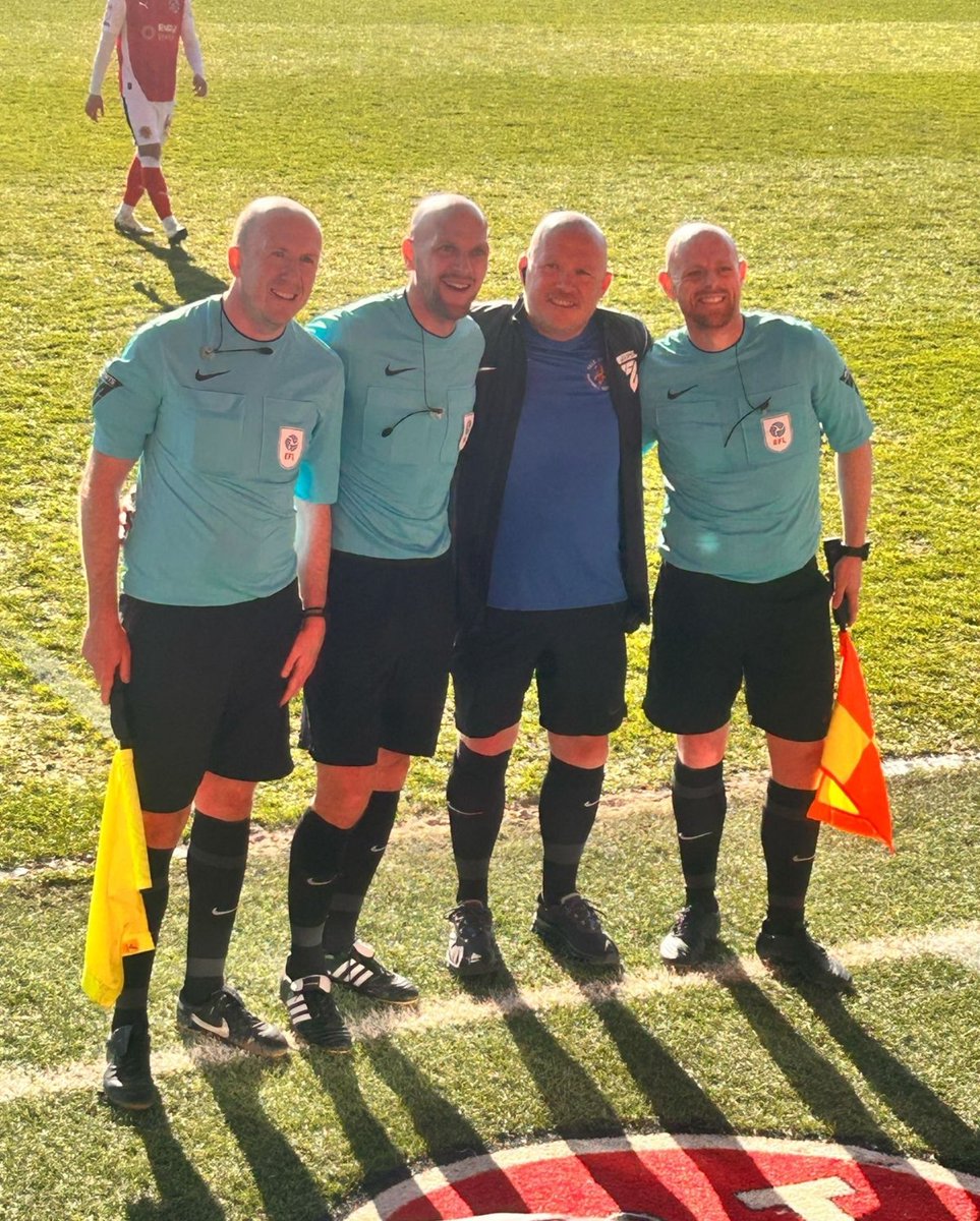 Not a bad Saturday, watch Josh and his mates win 6-5 against Fleetwood Town Academy this morning.
Backed the winner &amp; got a place in the National.
And ended up as the 4th Official in the League Two fixture between Fleetwood Town &amp; Swindon Town.