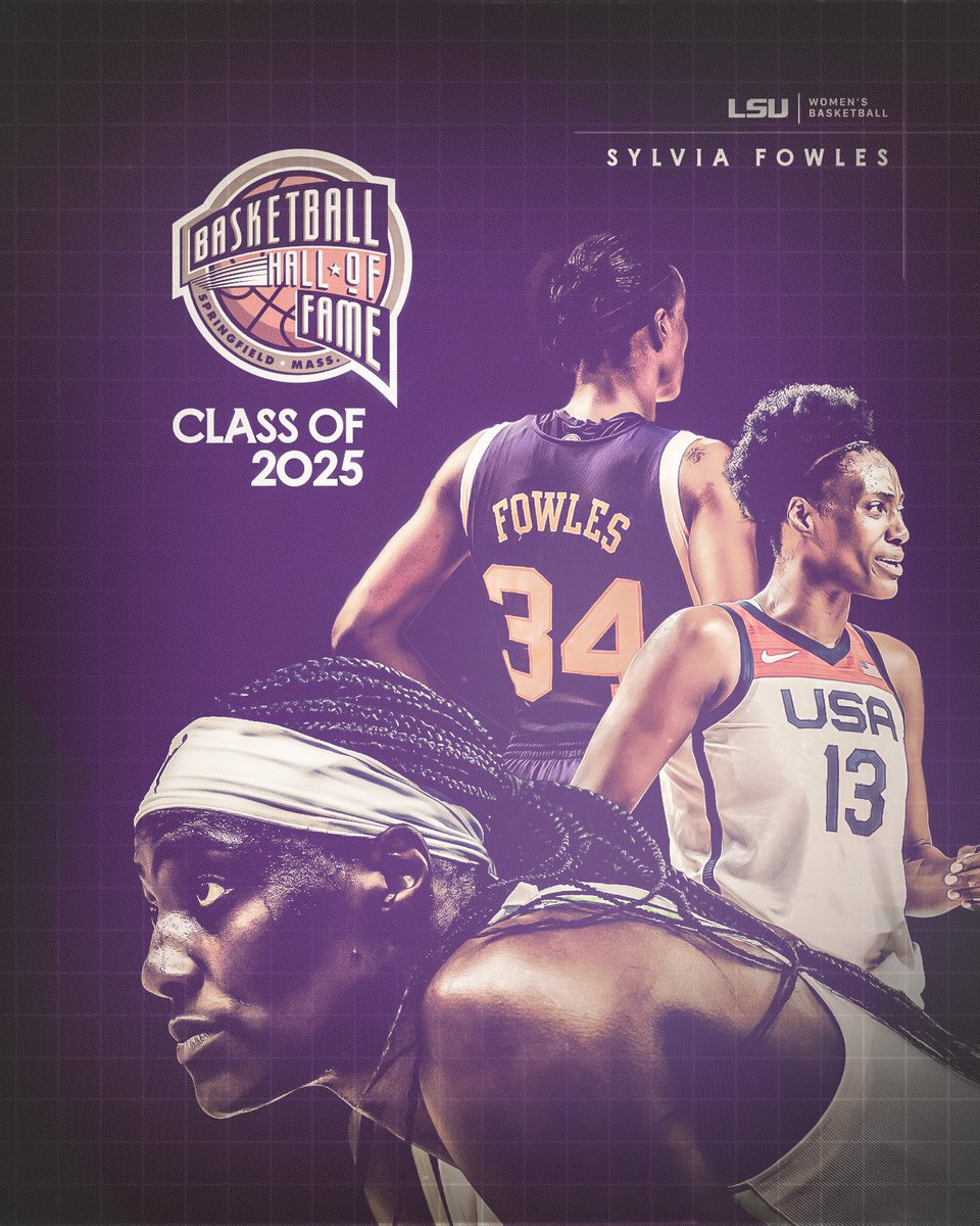 The Hoop Hall is callin’ 💐 

Sylvia Fowles - Naismith Basketball Hall of Fame Class of 2025