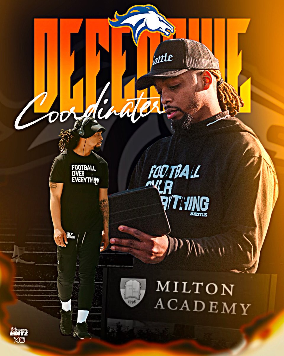 I’m expanding my role at Milton Academy! I’m returning this season as Defensive Coordinator while also serving as the Interim Middle School Athletic Director. Embrace those who embrace you! #RollStangs🐴