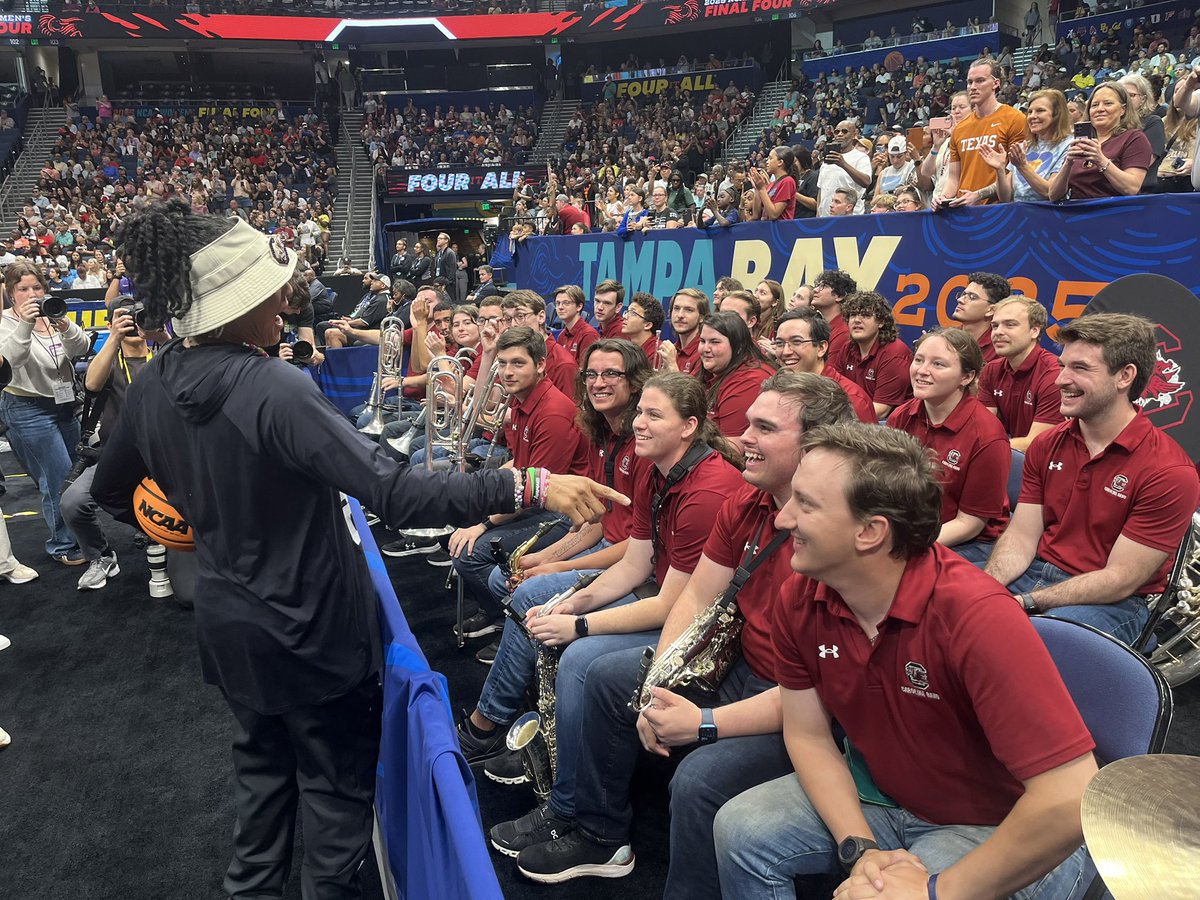 Quintus F. Wrighten, Jr. (@quintuswrighten) on Twitter photo Our coach is cooler than yours! 🤙🏾🤙🏾
<a href="/dawnstaley/">dawnstaley</a>
<a href="/GamecockWBB/">South Carolina Women's Basketball</a>
<a href="/TheCarolinaBand/">The Carolina Bands</a>
<a href="/MarchMadnessWBB/">NCAA March Madness</a> Our coach is cooler than yours! 🤙🏾🤙🏾
<a href="/dawnstaley/">dawnstaley</a>
<a href="/GamecockWBB/">South Carolina Women's Basketball</a>
<a href="/TheCarolinaBand/">The Carolina Bands</a>
<a href="/MarchMadnessWBB/">NCAA March Madness</a>