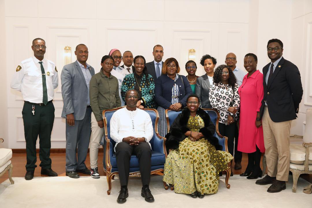 mnsanzabaganwa's tweet photo. Deeply moved by everyone who came to see me off at the airport, your warm wishes mean the world. As I close this chapter, I’m proud of the work we’ve done together to advance the AU’s mission. The journey continues, and I carry our shared achievements with pride. https://t.co/vHBFcEgG9H