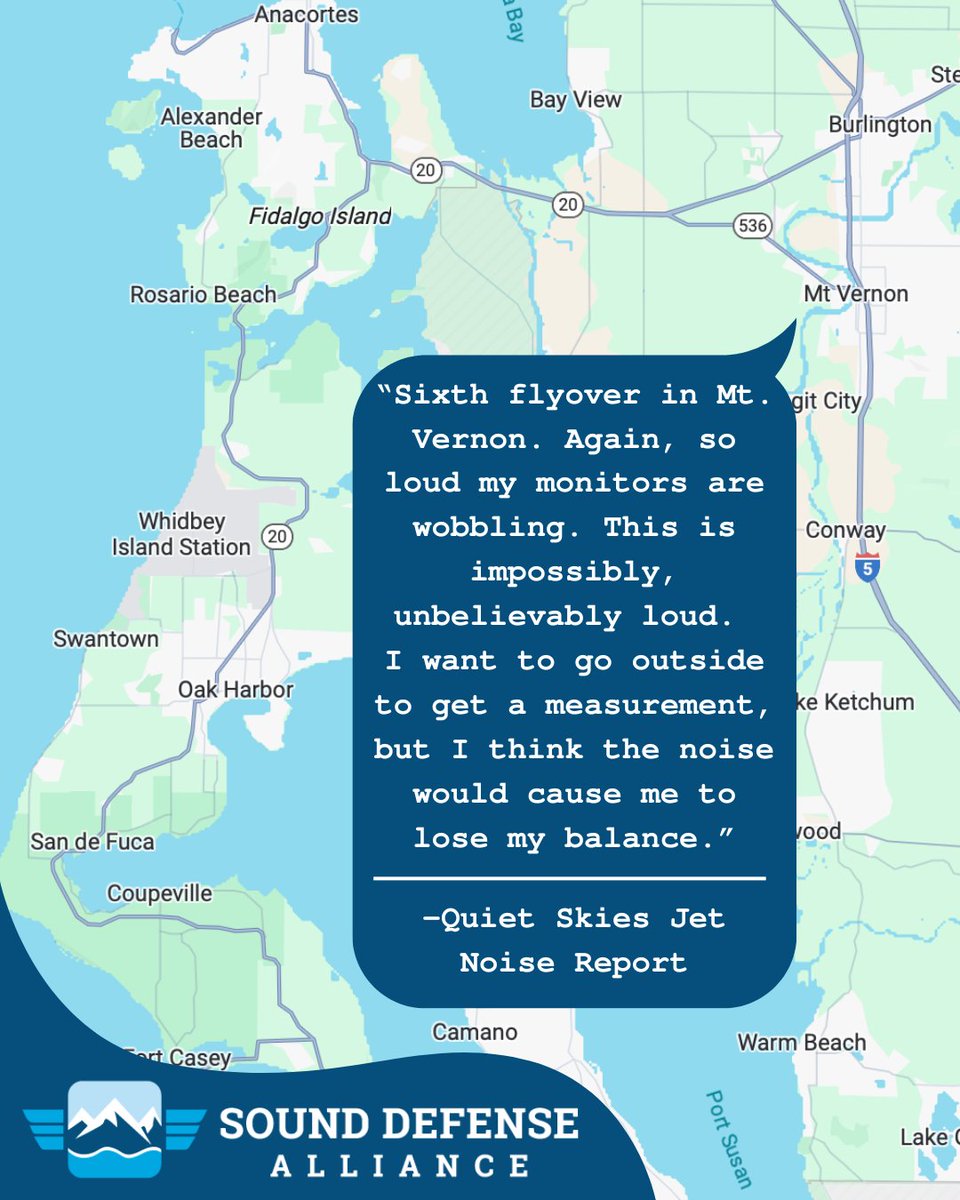 The Navy’s Growler jets can be hard (and dangerous) to record due to just how loud they can be. between protecting yourself from the sound or reporting it shouldn’t be something we have to decide.

Learn how to report the jets: sounddefensealliance.org/report-jet-noi…