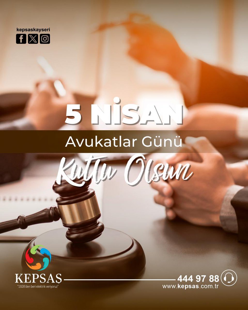 5 Nisan Avukatlar Günü Kutlu Olsun⚖️