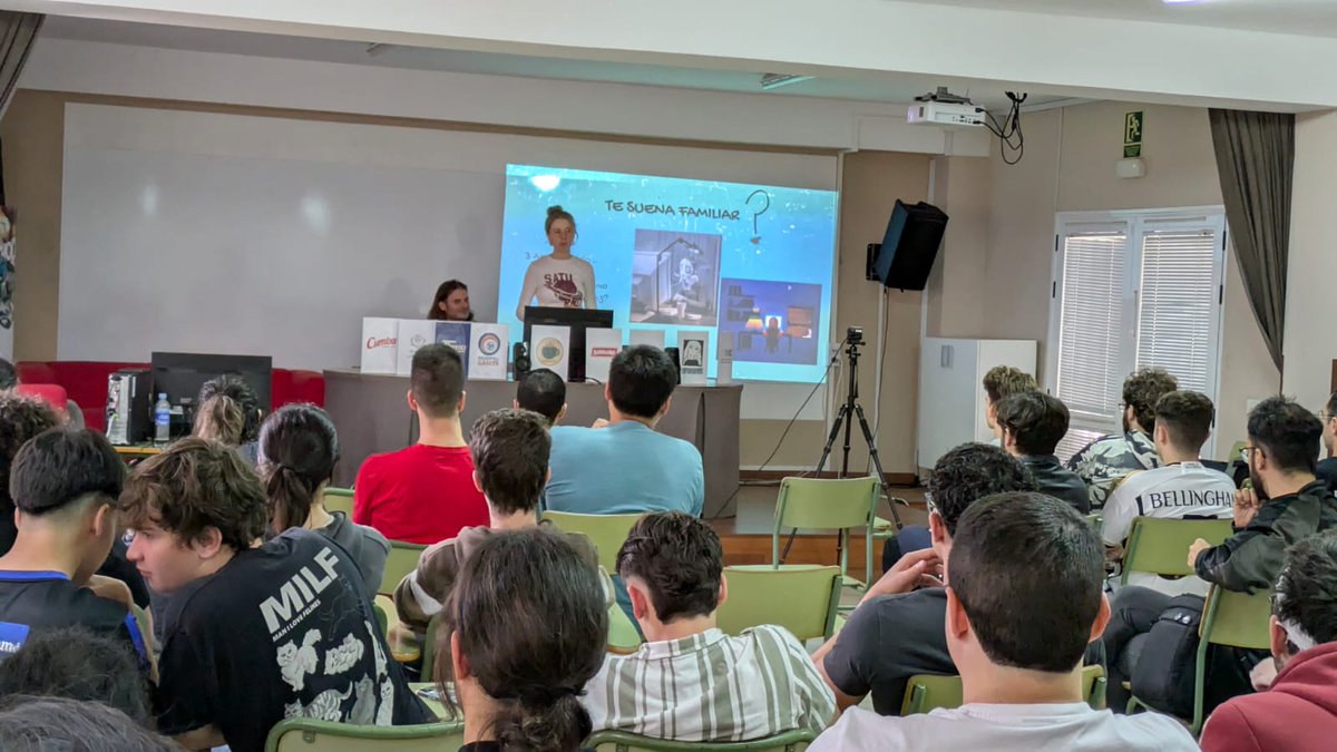 IES El Rincón (@ieselrincon) on Twitter photo 💻 La animación cobra vida en la #GameJamElRincón2K25 con la charla de Sofya Nikifaravets y Raúl Iglesias: “Skeletal Animation: trabaja de forma inteligente” 🦴 Un recorrido súper interesante por esta técnica que ahorra tiempo y da resultados top
@LauraLaureus <a href="/wildspellgames/">Wildspellgames</a> 💻 La animación cobra vida en la #GameJamElRincón2K25 con la charla de Sofya Nikifaravets y Raúl Iglesias: “Skeletal Animation: trabaja de forma inteligente” 🦴 Un recorrido súper interesante por esta técnica que ahorra tiempo y da resultados top
@LauraLaureus <a href="/wildspellgames/">Wildspellgames</a>