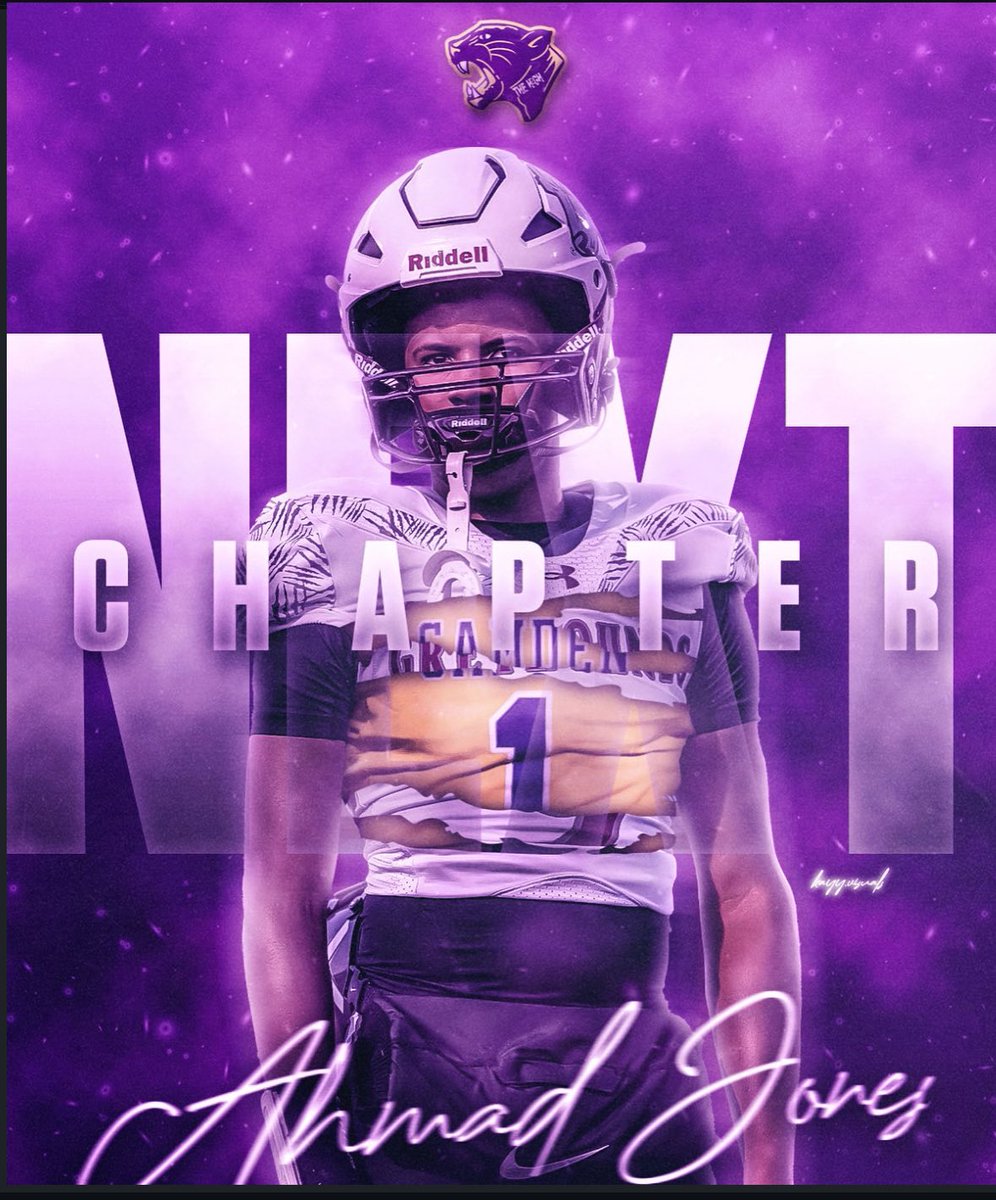 Ahmad Jones (@qb1maad) on Twitter photo Thank you to <a href="/CoachChiVille/">Malachi Timberlake</a> everything you have done for me the last few years of my life <a href="/GoGreyhoundFB/">Pleasantville Football</a> . After some family changes, I have enrolled in Camden high school <a href="/CmdPanther1/">Rob Hinson</a> Let’s get to work! Allah’s plan! #TheHigh 💜💛 Thank you to <a href="/CoachChiVille/">Malachi Timberlake</a> everything you have done for me the last few years of my life <a href="/GoGreyhoundFB/">Pleasantville Football</a> . After some family changes, I have enrolled in Camden high school <a href="/CmdPanther1/">Rob Hinson</a> Let’s get to work! Allah’s plan! #TheHigh 💜💛