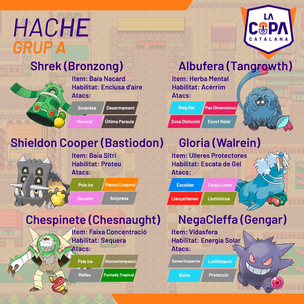 HacheITW's tweet photo. bo, fins ací ha arribat la meua run de la @copapokemon, top 8 perdent contra Hiro

agraïr a l'organització de la copa per tot el curro i al meu coach per esforçar-se tant, tant en preparació com en tonteries de la run

i agraïr també a @Pomares3D per els tremendos sprites <3 https://t.co/FE5XvMEEG3