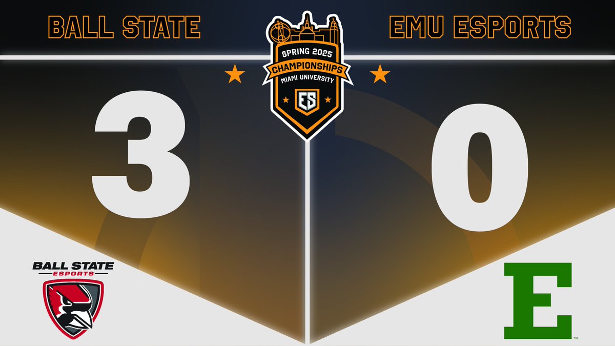 Esports Collegiate (@esc_conference) on Twitter photo .<a href="/bsuesports/">Ball State Esports</a> claims victory over <a href="/esports_emu/">EMU Esports</a> 3-0! They move on to play in the finals tomorrow at 11 AM! .<a href="/bsuesports/">Ball State Esports</a> claims victory over <a href="/esports_emu/">EMU Esports</a> 3-0! They move on to play in the finals tomorrow at 11 AM!